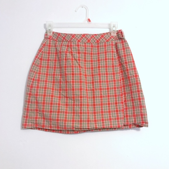 GAP Dresses & Skirts - Vintage Gap Plaid Wrap Skirt